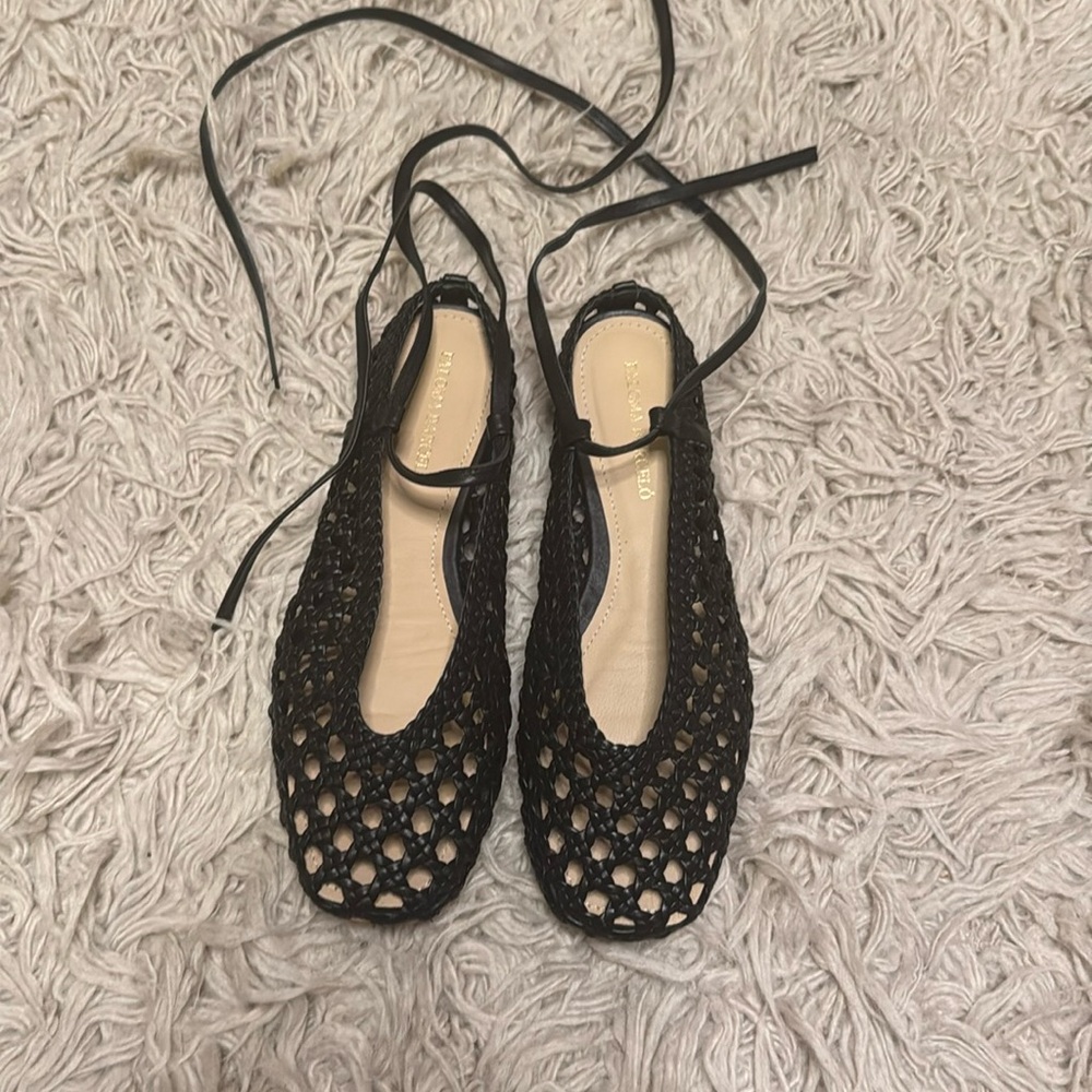 Paloma Barcelo Palmira Flats - 38 EU/US 7-7.5 - Worn twice